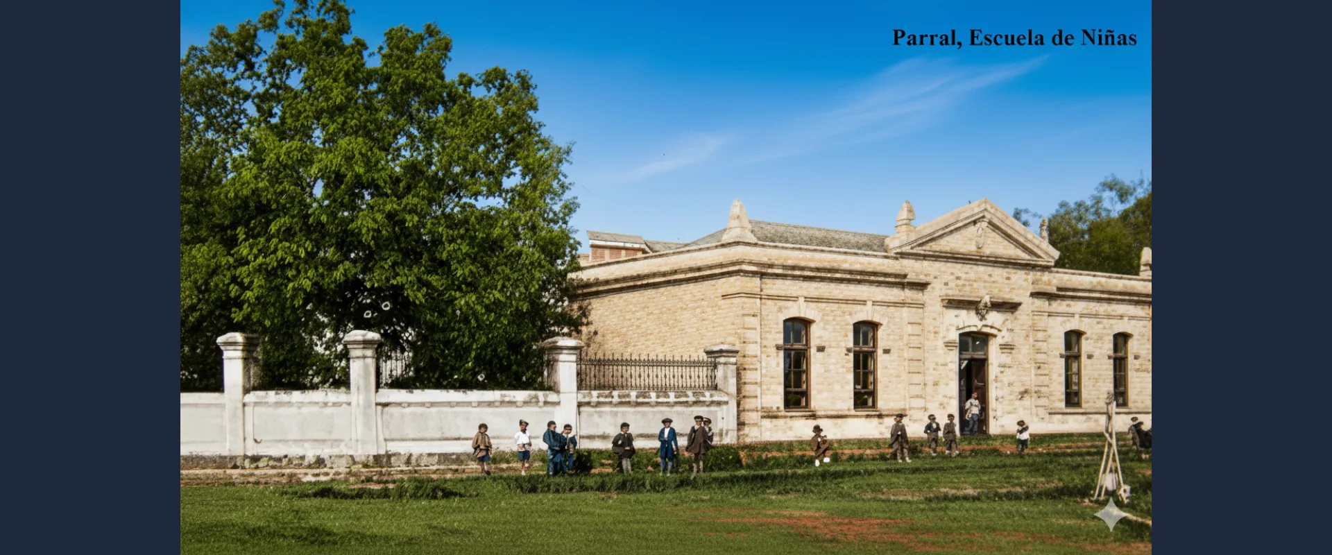 Escuela de Niñas de Parral - Coloreada
